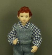 (image for) Boy in a Blue Denim Overalls by Patsy Thomas
