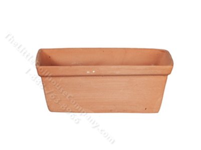 (image for) Miniature Rectangular Terracotta Pot for Dollhouses