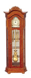 (image for) Grandfather Clock, Walnut - Battery Operated