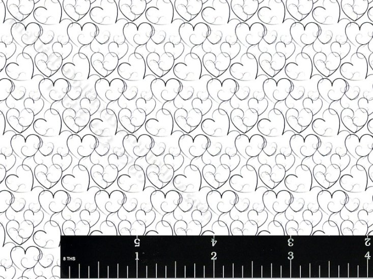 (image for) Valentine Filigree Pattern Miniature Wallpaper for Dollhouses