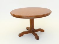 (image for) Dollhouse Scale Model Wlanut Finished Round Table