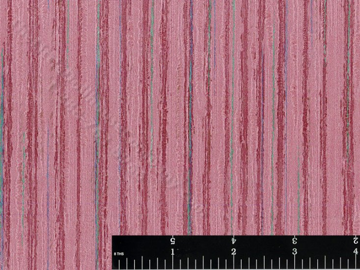 (image for) Sketchy Pink and Teal Stripe Miniature Wallpaper for Dollhouses