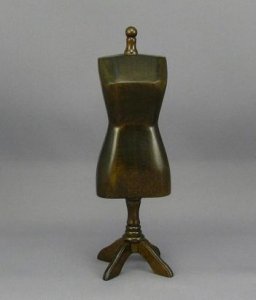 (image for) Dollhouse Scale Model Walnut Wood Mannequin
