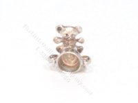 (image for) Miniature Sterling Silver Christening Cup with Bear Base