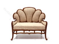 (image for) Miniature Art Nouveau Settee, Walnut