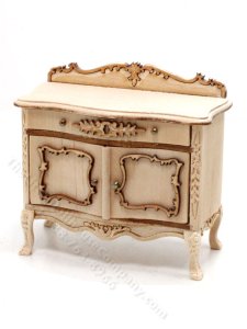 (image for) Miniature Unfinished Console Table for Dollhouses