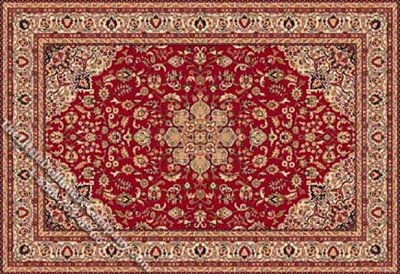 (image for) Dollhouse Scale Model 2X Small Sized Traditional Rug