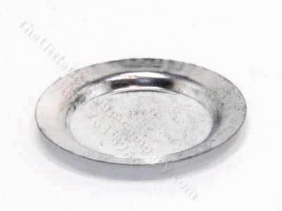 (image for) Miniature Metal Dinner Plate for Dollhouses