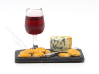 (image for) Miniature Slate Wine and Cheese Board By Charlotte Willmott