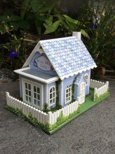 (image for) 1:144 Scale Miniature Blue Sky Cafe House Kit