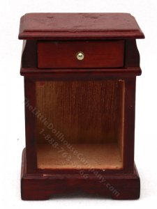 (image for) Miniature As-Is Mahogany Nightstand for Dollhouses