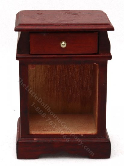 (image for) Miniature As-Is Mahogany Nightstand for Dollhouses