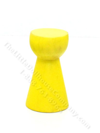 (image for) Miniature Modern Yellow Side Table by PRD Miniatures