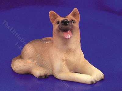 (image for) Miniature German Shepherd for Dollhouses