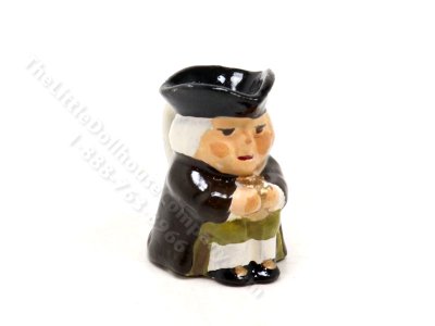 (image for) Miniature Philpot Toby Jug for Dollhouses - Dark Brown
