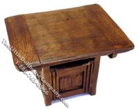 (image for) Miniature Tudor Style Monks Table for Dollhouses