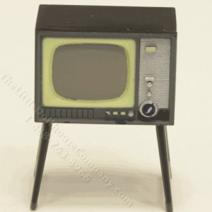 (image for) Miniature 1/2 Scale Vintage Television TV