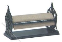 (image for) Miniature Black Paper Holder for Dollhouses