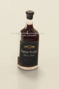 (image for) Dollhouse Scale Model Replica Captain Morgan Dark Rum