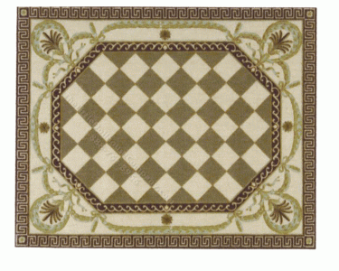 (image for) Miniature Extra Small Scale Checkered Rug