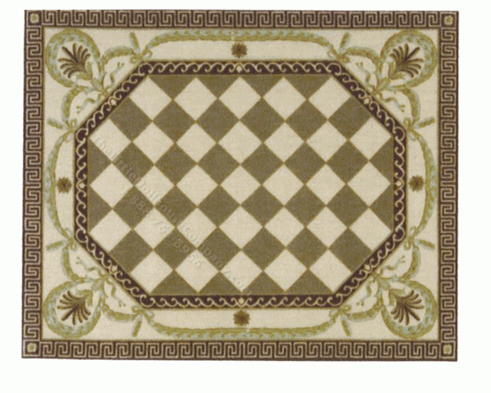 (image for) Miniature Extra Small Scale Checkered Rug