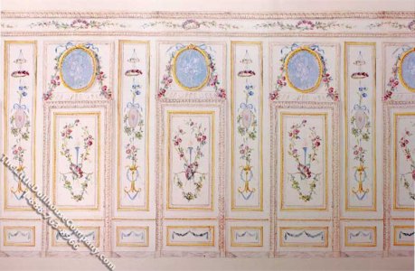 (image for) Art Panel Pattern Miniature Mural for Dollhouses