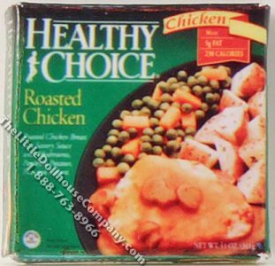 (image for) Miniature Replica Box of Healthy Choice for Dollhouses