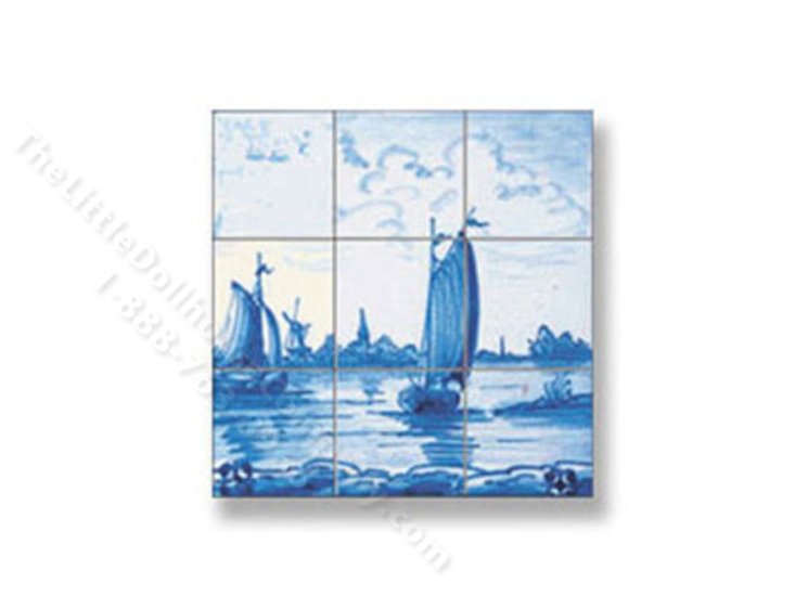 (image for) Dollhouse Scale Model Picture Mosaic Tile