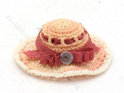 (image for) Miniature Ladies Pink Sunhat