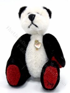 (image for) Miniature Handmade Panda Teddy Bear