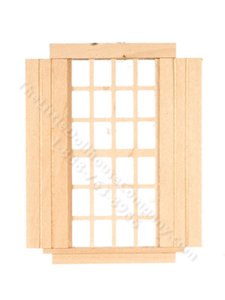 (image for) Miniature 12 Over 12 Shuttered Window