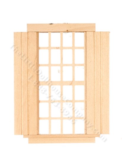 (image for) Miniature 12 Over 12 Shuttered Window
