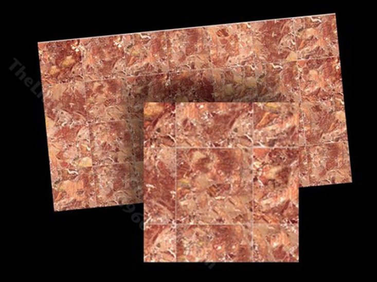 (image for) Dollhouse Scale Model Faux Pink Marble Tiles