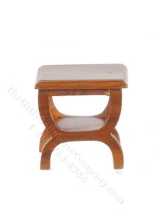(image for) Miniature Walnut End Table