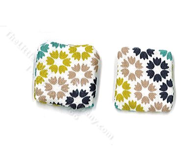 (image for) Miniature Pair of Colourful Abstract Pillows for Dollhouses
