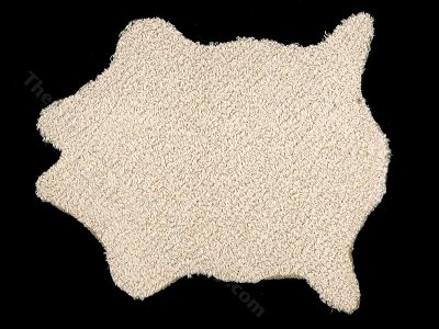 (image for) Miniature Cream Hide Rug for Dollhouses