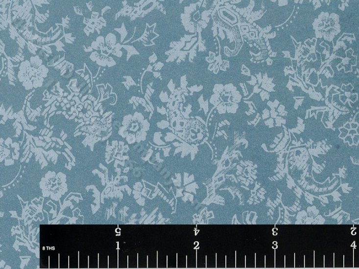 (image for) Periwinkle Damask Wallpaper for Dollhouses