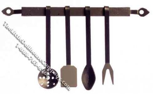 (image for) 1700s Style Cooking Utensils for Dollhouses