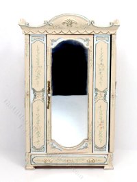 (image for) Miniature Ornate Victorian Wardrobe for Dollhouses