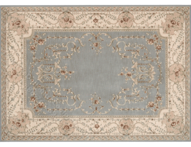 (image for) Dollhouse Scale Model Rectangular French Style Rug