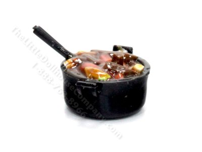 (image for) Miniature Pot of Stew for Dollhouses