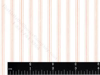 (image for) Peach Stripe Miniature Wallpaper for Dollhouses