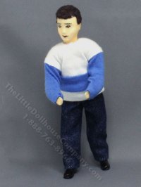 (image for) Archie Flexible Man Doll by Erna Meyer for Dollhouses