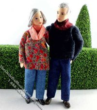 (image for) Margot & Rudi Flexible Grandparent Dolls by Erna Meyer