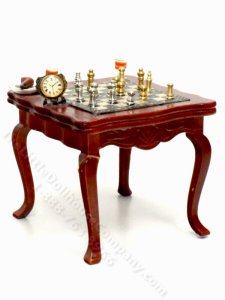 (image for) As Is Miniature Gentlmans Chess Table