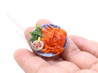 (image for) Miniature Crabs on Serving Plate for Dollhouses