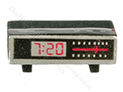 (image for) Miniature Clock Radio for Dollhouses