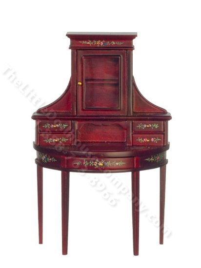 (image for) Miniature Mahogany Dressing Table for Dollhouses