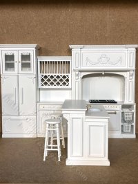 (image for) Miniature 6 Pc. White Kitchen Set