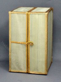 (image for) Vintage Miniature Steamer Trunk for Dollhouses